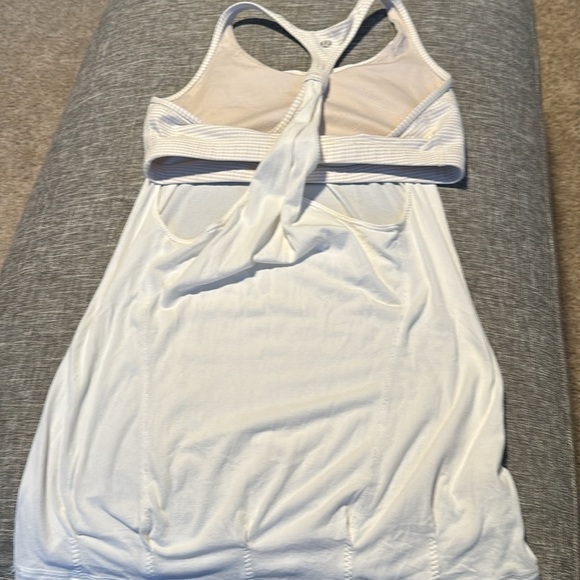 Lululemon No Limits Tank Plaid Beige White - Picture 8 of 8